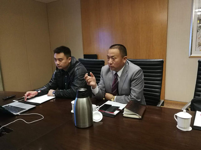 江苏捷达油品有限公司董事长陶洪南在座谈会上发言